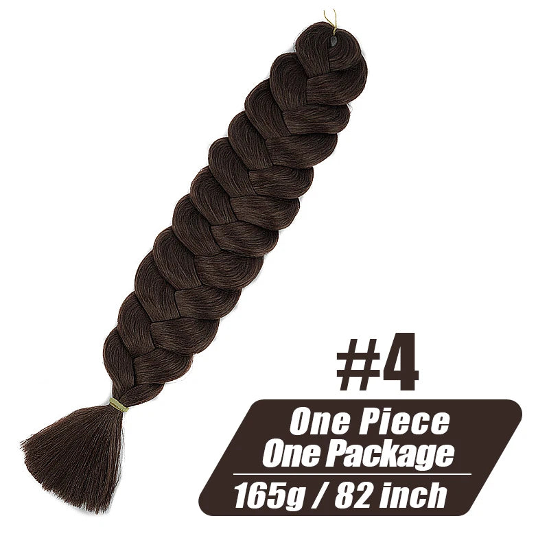 Girls Xpression Crochet Hair Kanekalon Pre Stretched Braiding Hair Jumbo Braids Hair Extensions For Women Synthetic Hair Bundles