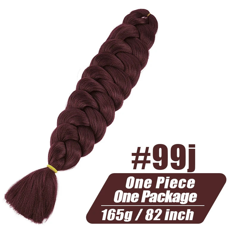 Girls Xpression Crochet Hair Kanekalon Pre Stretched Braiding Hair Jumbo Braids Hair Extensions For Women Synthetic Hair Bundles